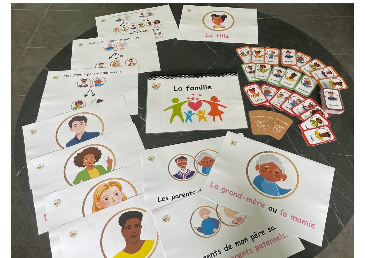 Pack : la famille (flashcards + exercices)